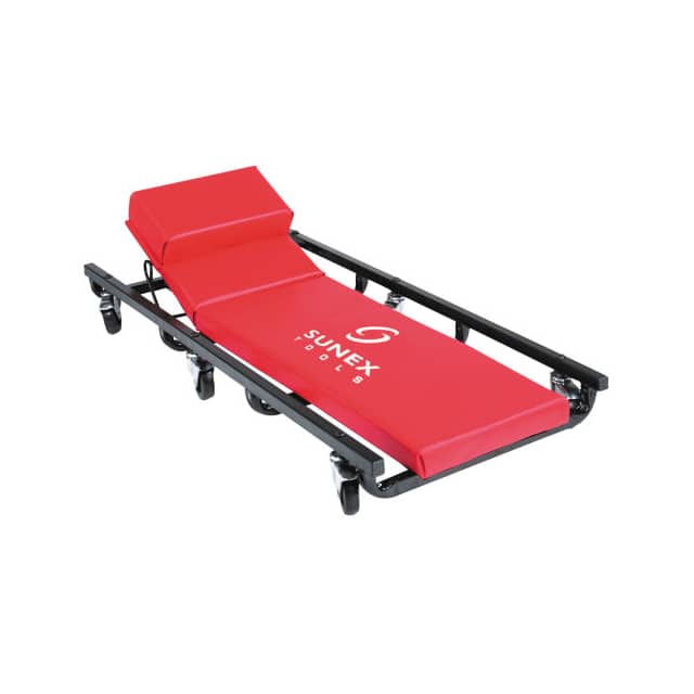 8505 6 CASTER CREEPER, W/ADJUSTABLE H