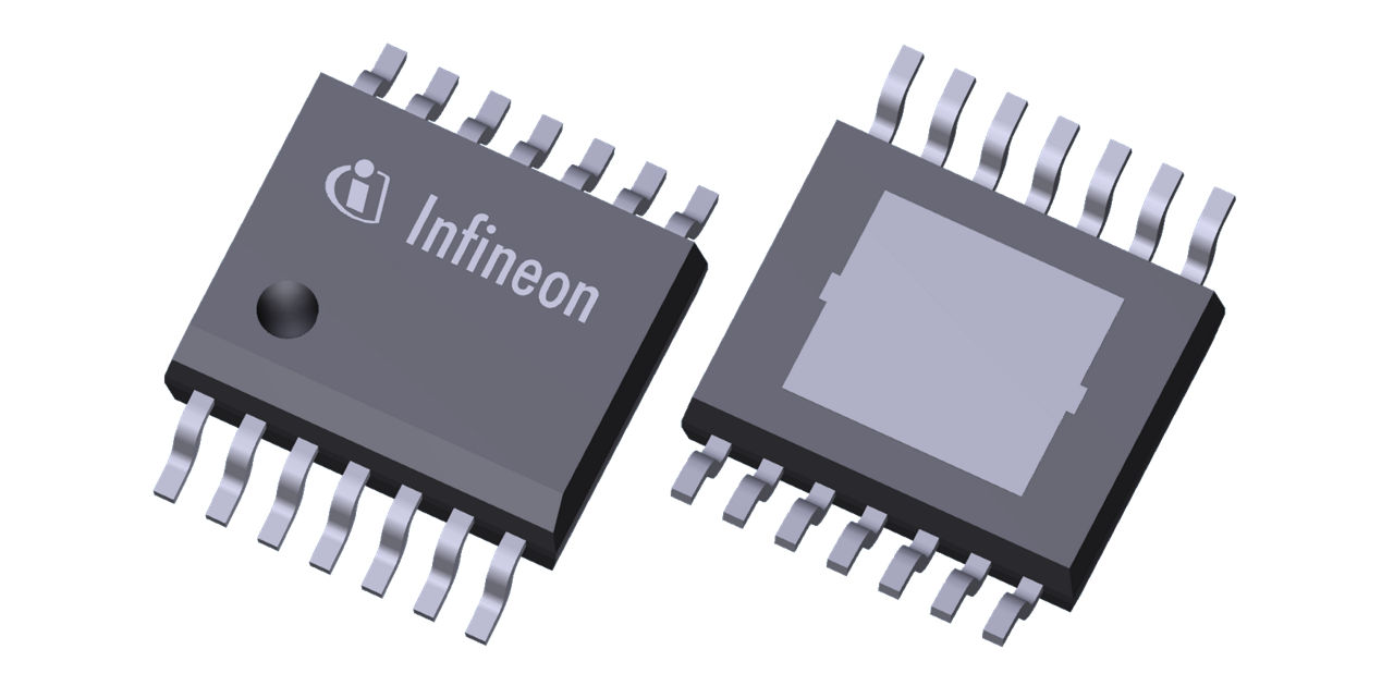 TLD2314ELXUMA1 The Infineon TLD2314ELXUMA1 is a 3-channel high-side current source LED driver IC. It is optimized to drive LEDs with output current up to 120 mA per channel.