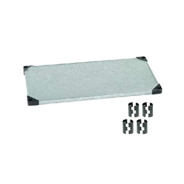585120 SOLID SHELF WITH CLIPS, 36 X 24