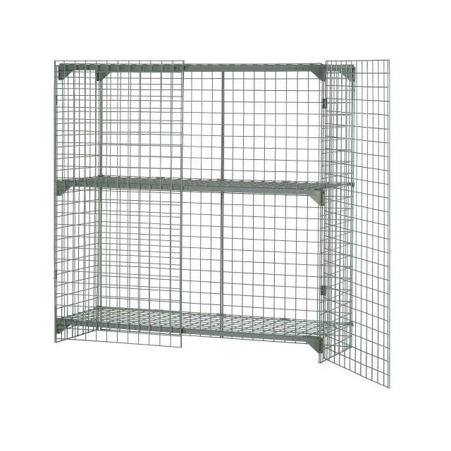 184096 WIRE MESH SECURITY CAGE 72X24X72