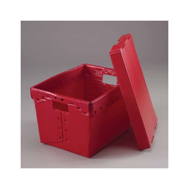 257920RD POSTAL MAIL TOTE W/LID, CORRUGAT