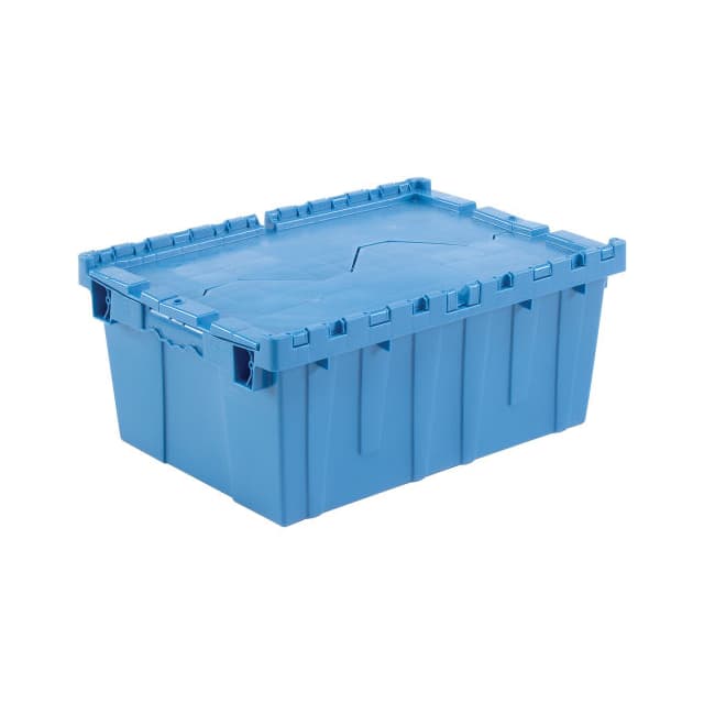 DC2115-09BLUE DISTRIBUTION CONTAINER W/HINGED