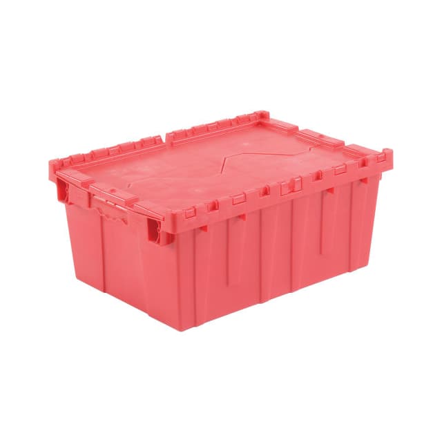 DC2115-09RED DISTRIBUTION CONTAINER W/HINGED