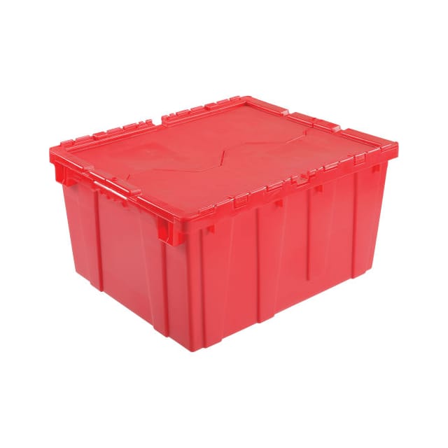 DC2420-12RED DISTRIBUTION CONTAINER W/HINGED
