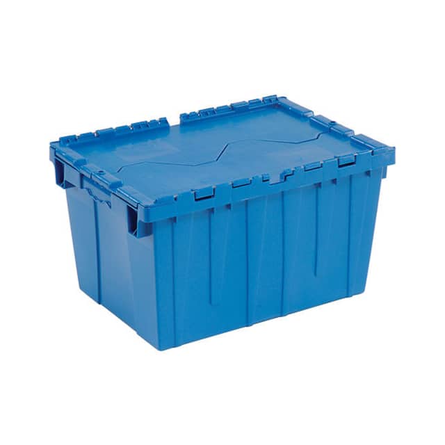 DC2420-12BLUE DISTRIBUTION CONTAINER W/HINGED