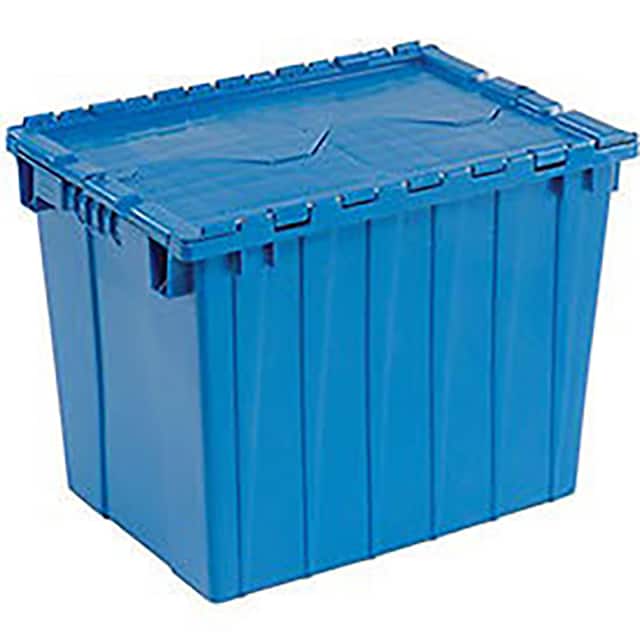 DC-2115-17BLUE DISTRIBUTION CONTAINER W/HINGED