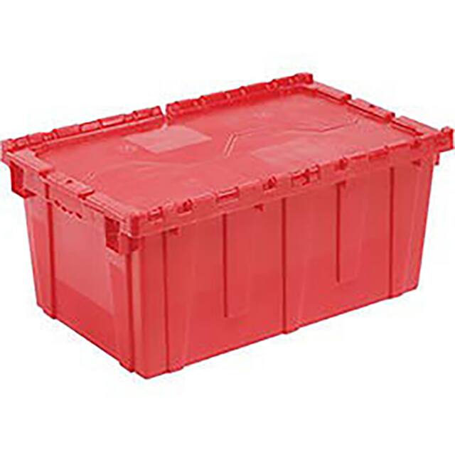 DC-2515-14RED PLASTIC ATTACHED LID SHIPPING &