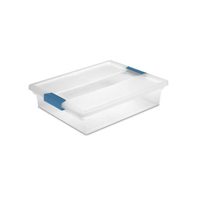 19638606 LARGE CLIP CLEAR STORAGE BOX W/L