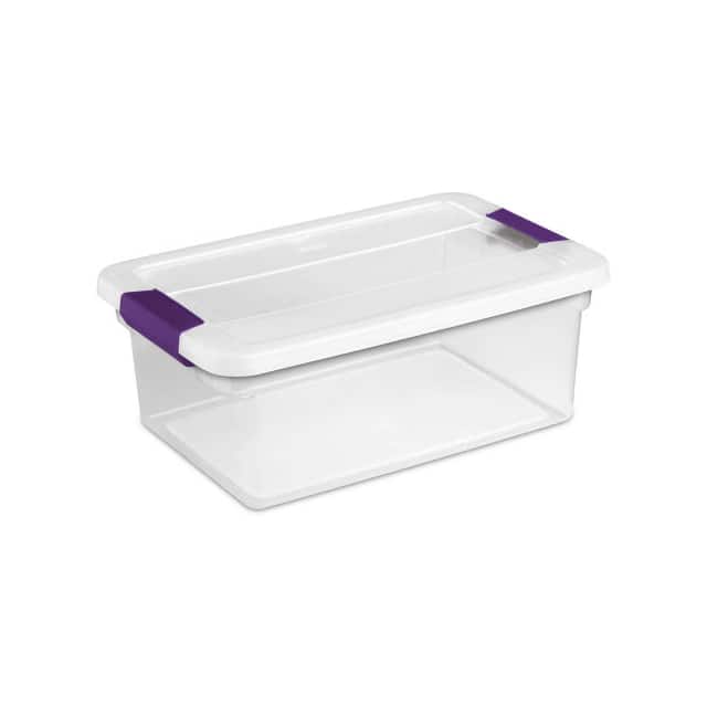 17531712 CLEARVIEW STORAGE BOX W/LATCHED
