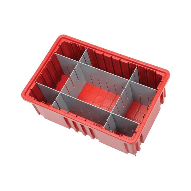 DG92060RD PLASTIC DIVIDABLE GRID CONTAINER