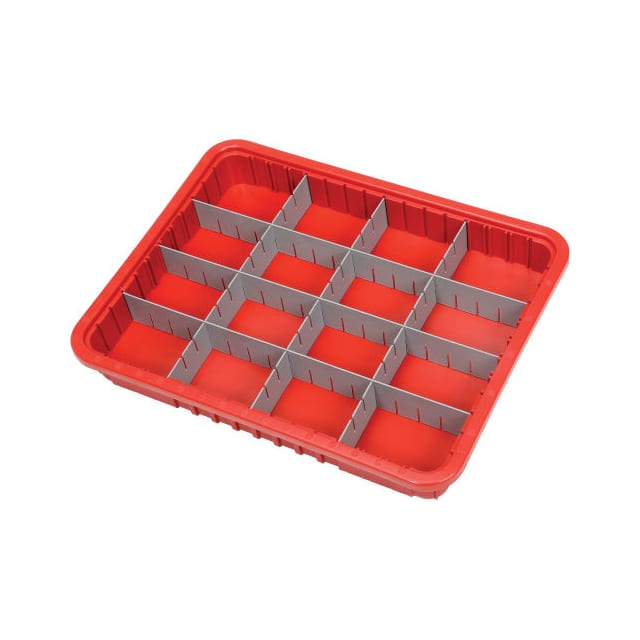 DG93030RD PLASTIC DIVIDABLE GRID CONTAINER