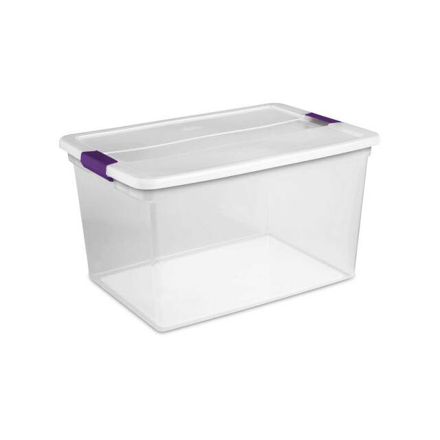 17571706 CLEARVIEW STORAGE BOX W/LATCHED