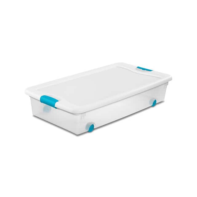 14988004 56 QUART WHEELED CLEAR STORAGE T