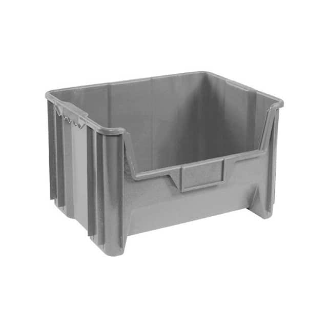 QGH700GY PLASTIC HOPPER BIN, 19-7/8X15-1/