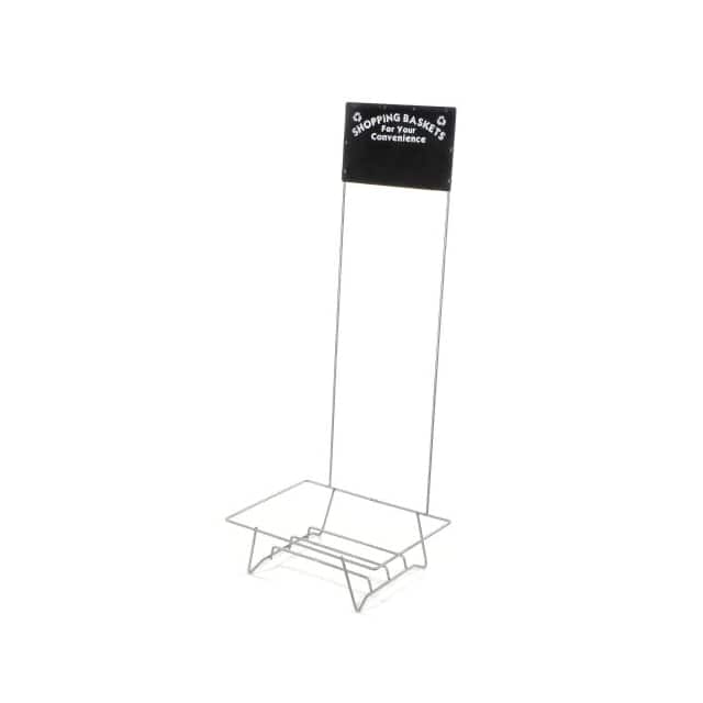 GLWSS SHOPPING BASKET STAND W/BLACK SI