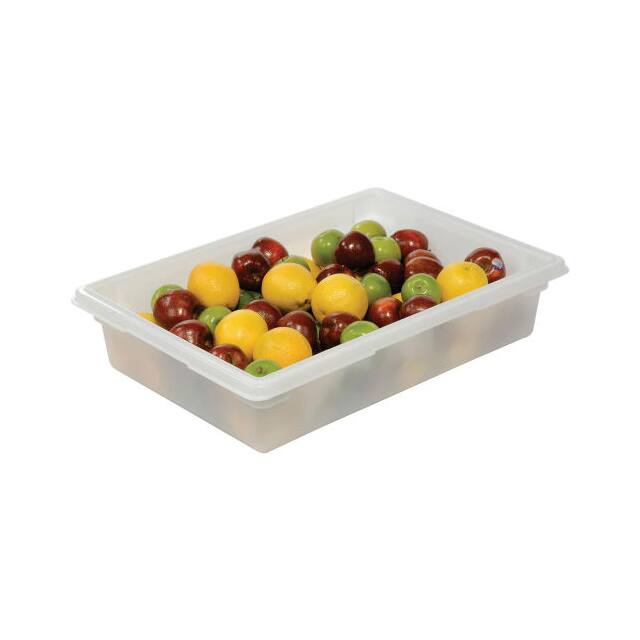 FG350800WHT RUBBERMAID PLASTIC BOX, 8 1/2 GA