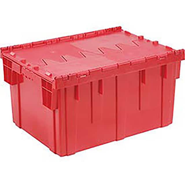 DC2820-15RED DISTRIBUTION CONTAINER W/HINGED