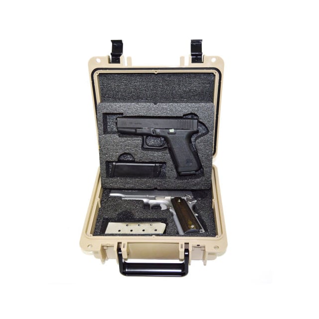 QF340TN MULTIFIT DUAL PISTOL CASE, WATER