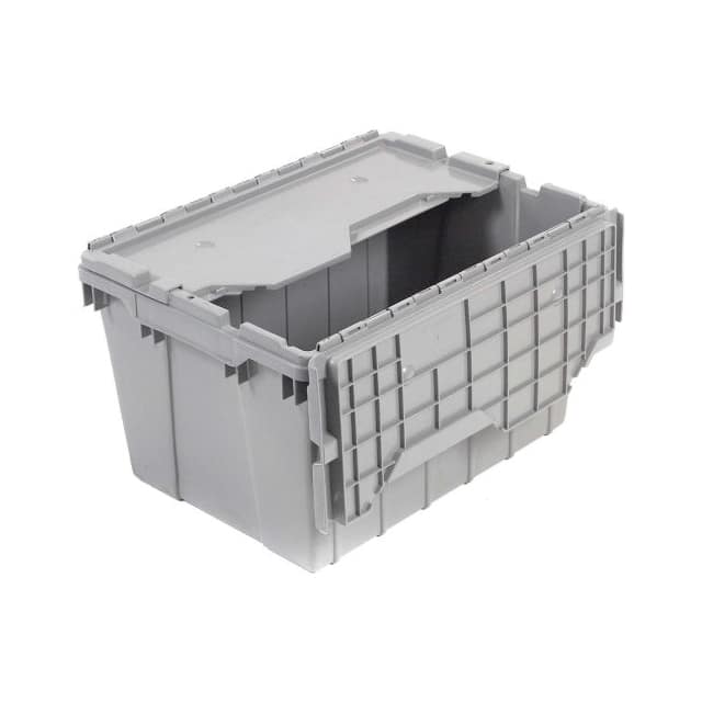 39170GREY AKRO-MILS ATTACHED LID TOTES, 21