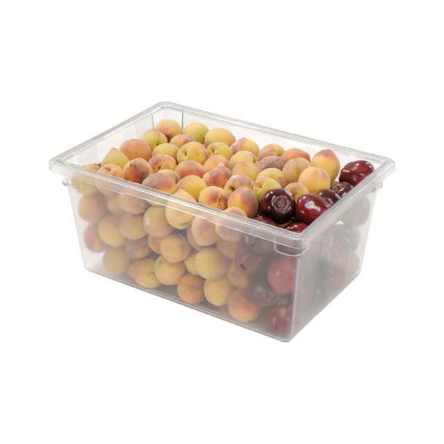 FG332800CLR RUBBERMAID PLASTIC BOX, 16 5/8 G