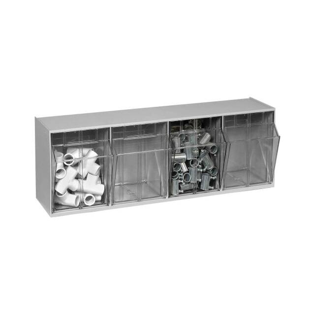 QTB304GY QTB304 TILT OUT STORAGE BIN- 4 C