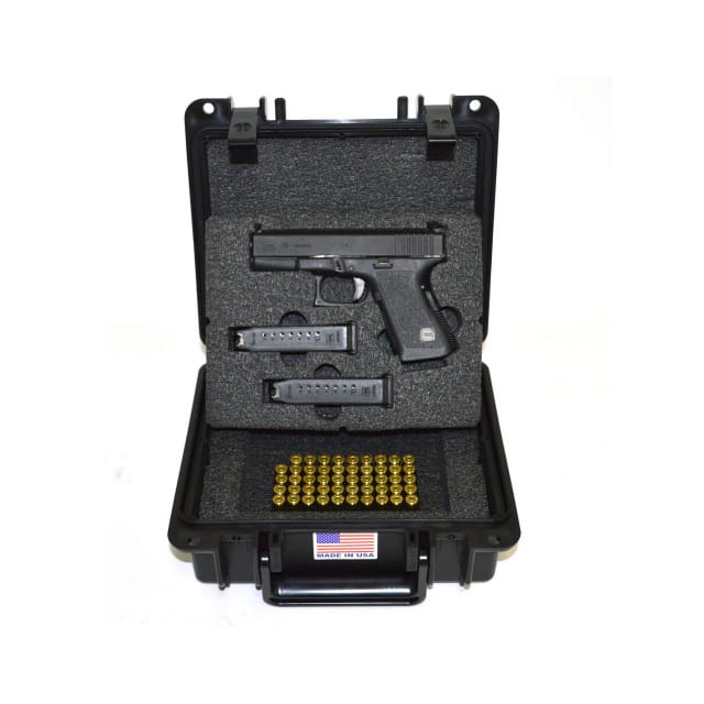 QF300BKLG2 PISTOL CASE W/GLOCK INSERTS & LO