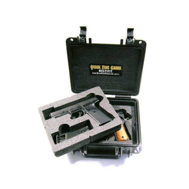 QF340BKL MULTIFIT DUAL PISTOL CASE, WATER