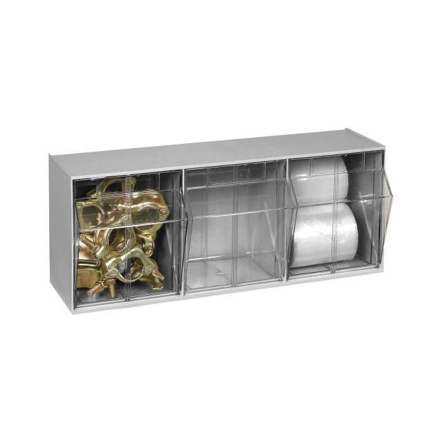 QTB303GY QTB303 TILT OUT STORAGE BIN- 3 C