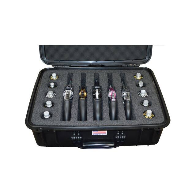 QF560BK PISTOL CASE, WATERTIGHT, 5 REVOL