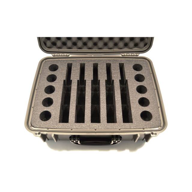QF560GR PISTOL CASE, WATERTIGHT, 5 REVOL