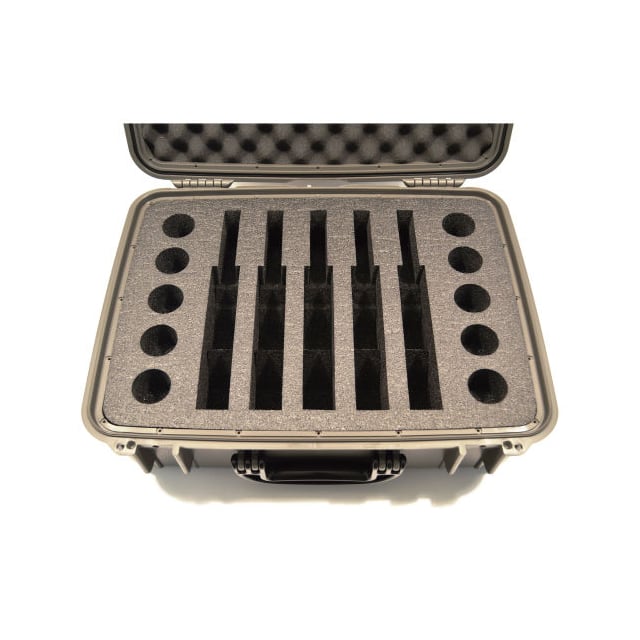QF560GRL PISTOL CASE, WATERTIGHT, 5 REVOL