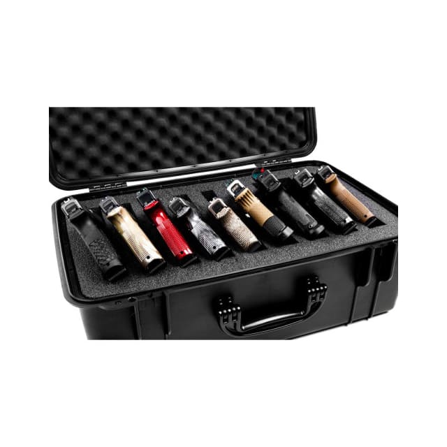 QF920SBKL PISTOL CASE, WATERTIGHT, 9 PISTO