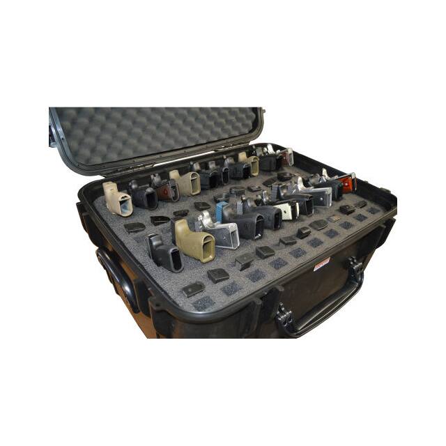 QF960SBK PISTOL CASE, WATERTIGHT, 20 PIST