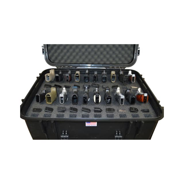 QF960SBKL PISTOL CASE, WATERTIGHT, 20 PIST