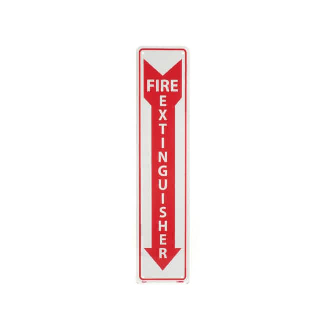 237911 FIRE EXTINGUISHER SIGN, PLASTIC