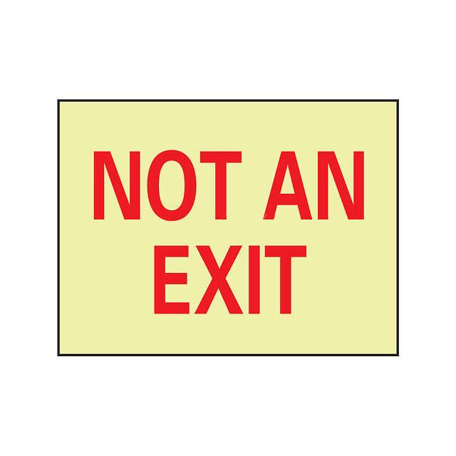 GL15P GLO-BRITE NOT AN EXIT SIGN