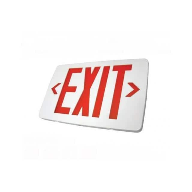 CEXUTD-RD UTLED EXIT SIGN, DOUBLE FACE RED