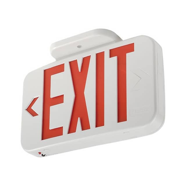 B442267 LITHONIA RED LED EXIT SIGN W/BAT