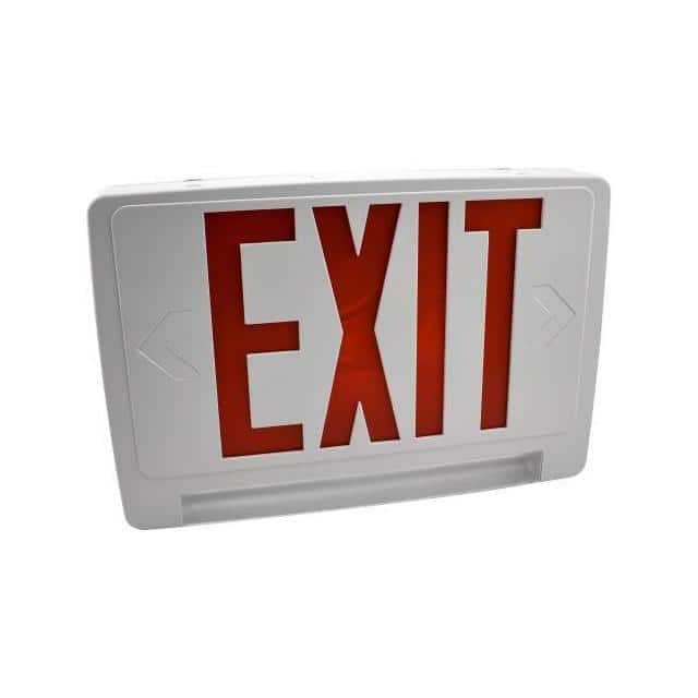 CEXPP1-RW LPIPE LED EXIT SIGN SGL FACE RED
