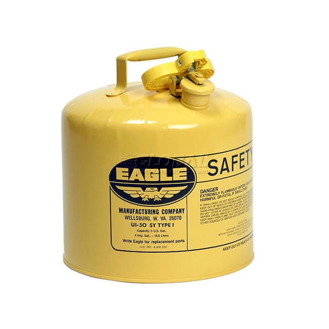 UI50SY EAGLE TYPE I SAFETY CAN, 5 GALLO