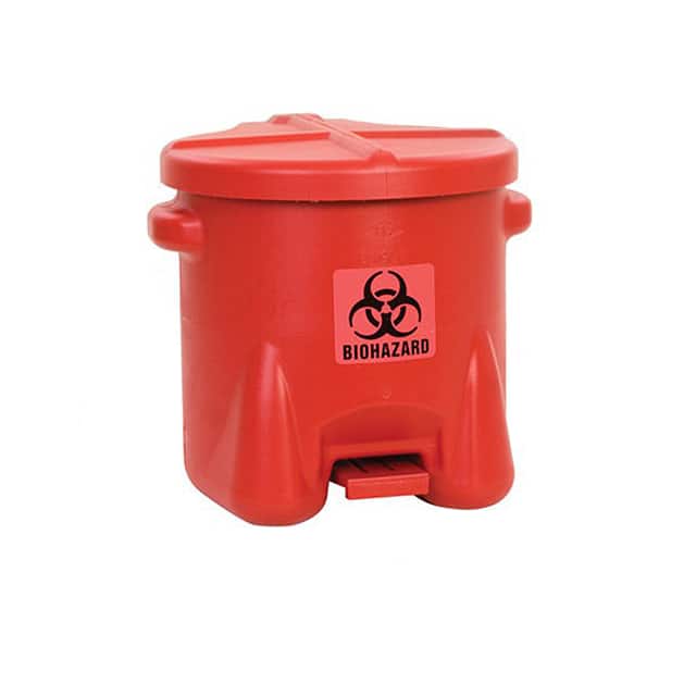 943BIO POLYETHYLENE WASTE CAN, 6-GAL. C