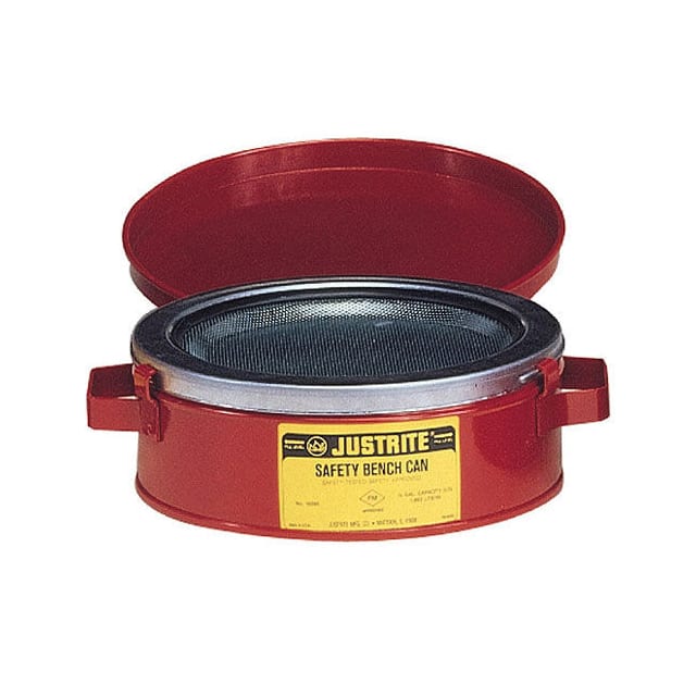 10175 JUSTRITE BENCH CAN, 1-QUART