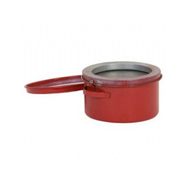 B-601 BENCH CAN, 6-1/4"DIA.X3-5/8"H, 1