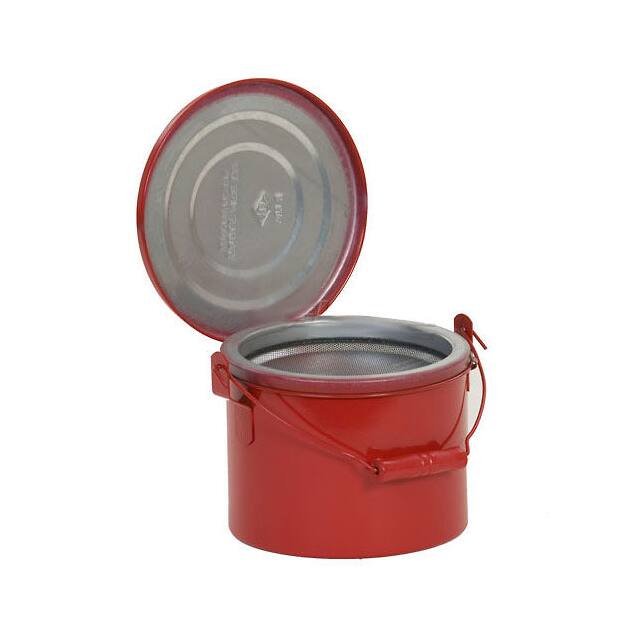 B604 EAGLE BENCH CAN, METAL, 4 QT.