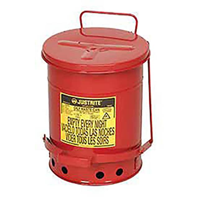 9100 JUSTRITE OILY WASTE CAN, 6 GAL.