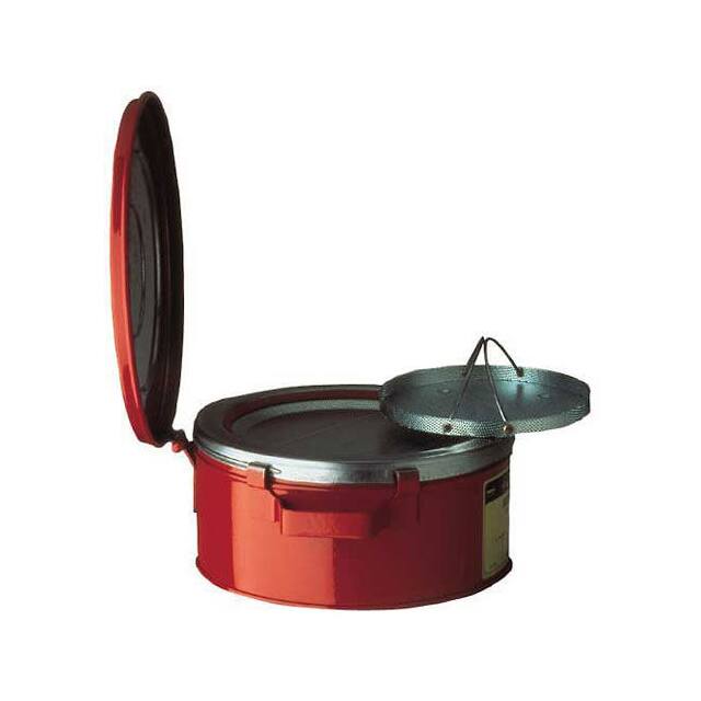 10370 JUSTRITE BENCH CAN, 1-GALLON, W/