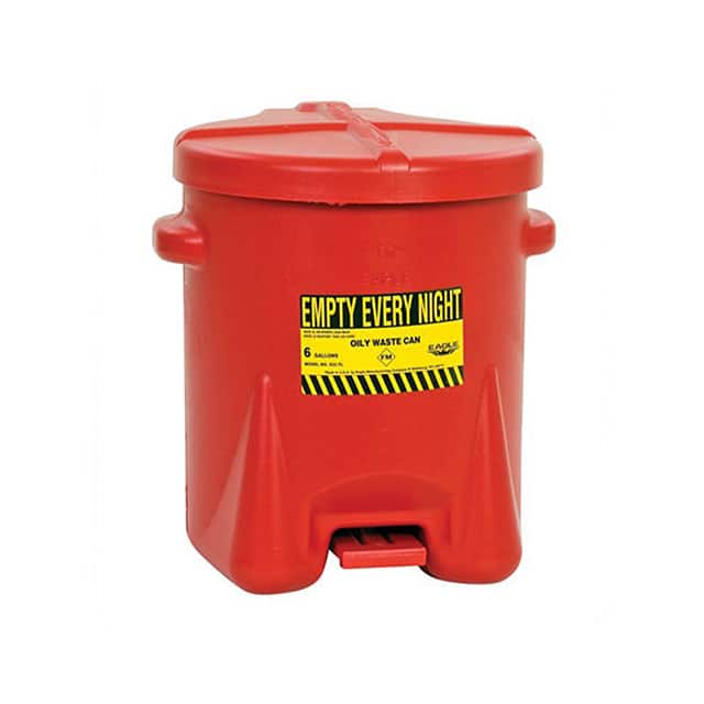 933FL POLYETHYLENE WASTE CAN, 16-1/2"