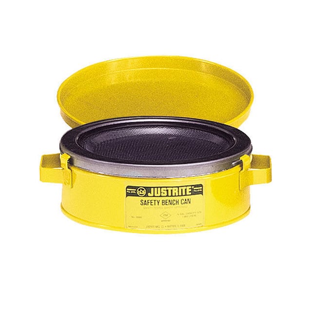 10291 JUSTRITE BENCH CAN, 2-QUART