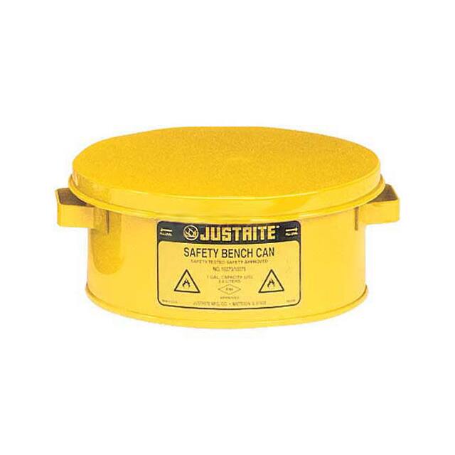 10380 JUSTRITE BENCH CAN, 1-GALLON, W/