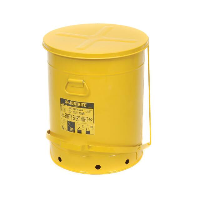 9701 21 GALLON OILY WASTE CAN, YELLOW